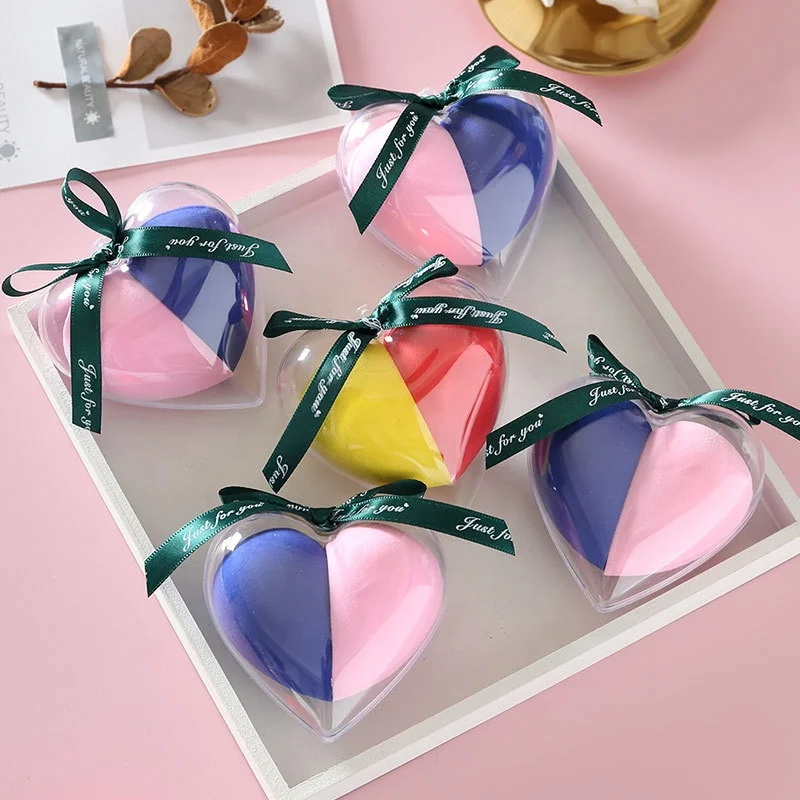 

Designs Cheap 2pcs/box mix Color Change Big Bubble Package Beauty Blending Makeup Sponge