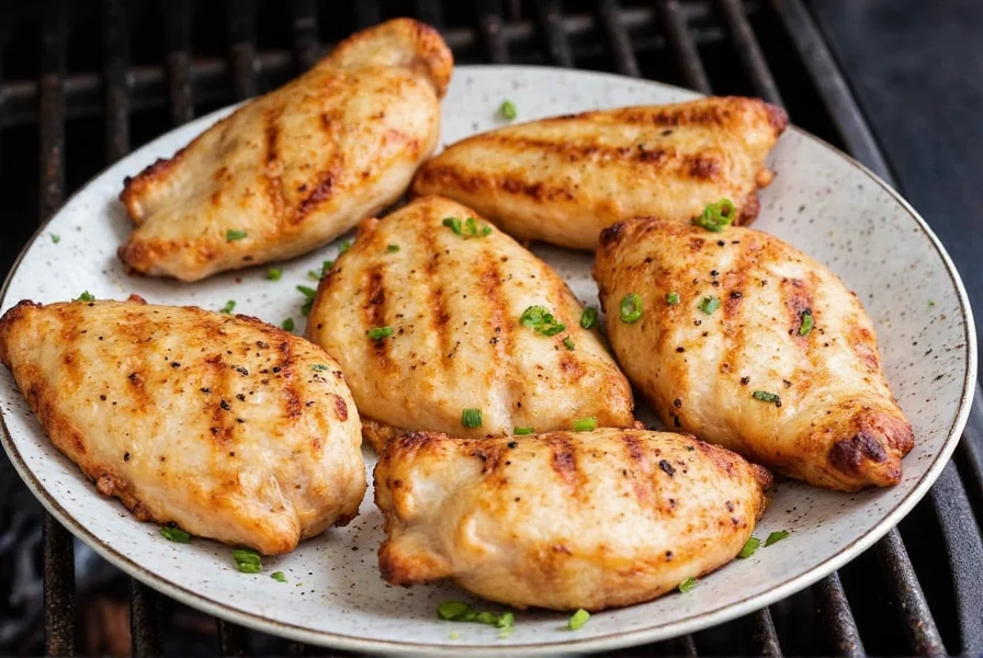 Chicken fajitas served in pan with tortillas