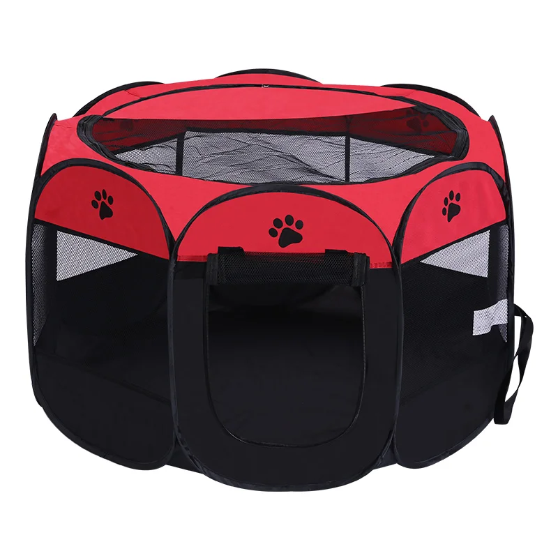 

Octagon Indoor Outdoor Oxford Cloth Playpen Pet Dog Cage Exercise Kennel for Dog Cat Foldable Carrier pet cage for sale, Optional