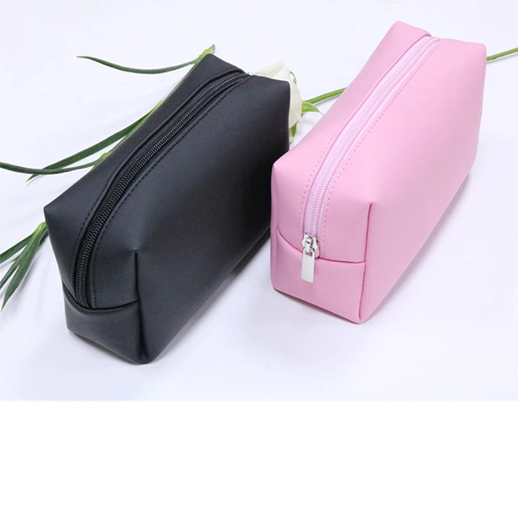 

cosmetic personalized cork patch toiletry cosmetic bag, Customized color
