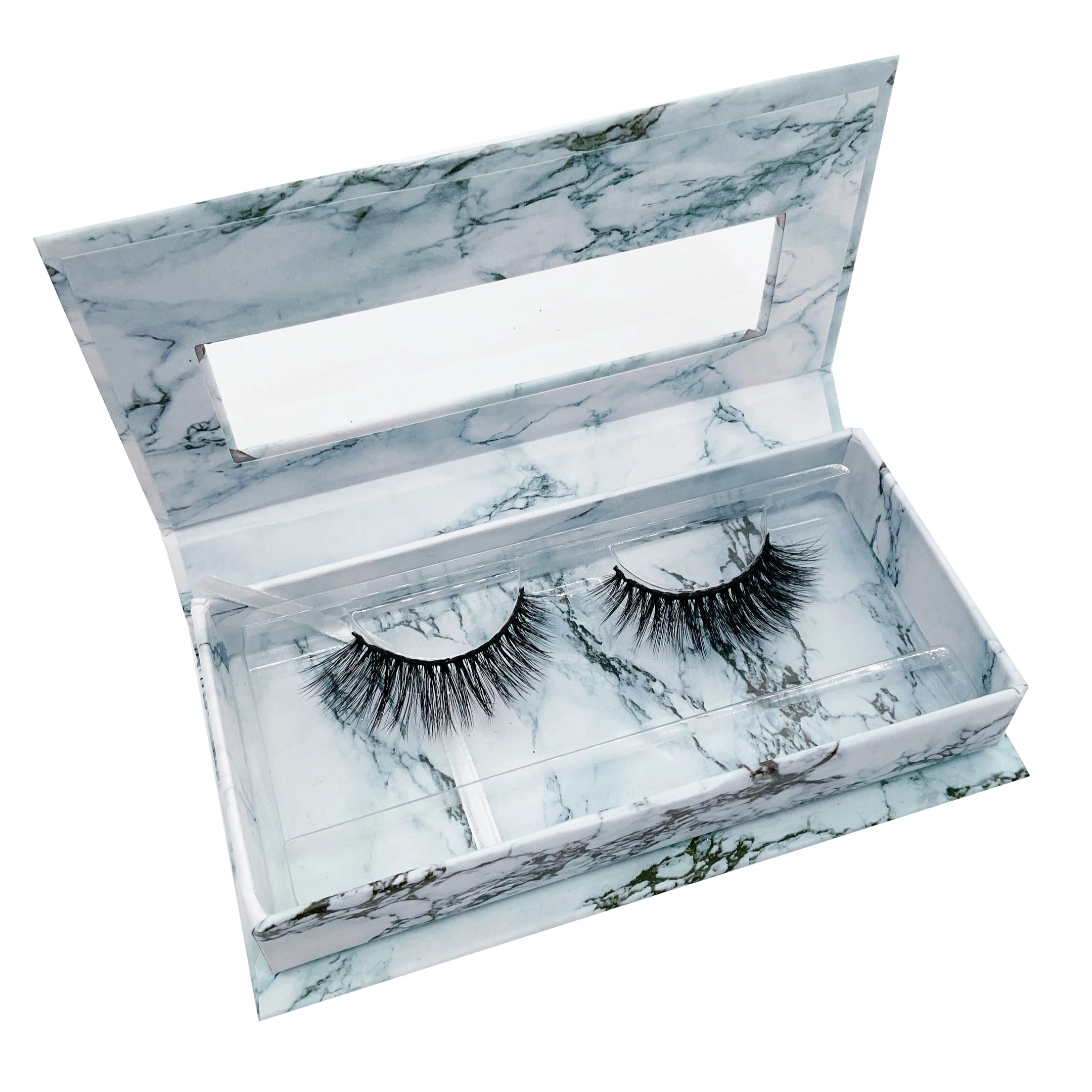 

high quality full strips 3d faux mink eyelashes, Black color