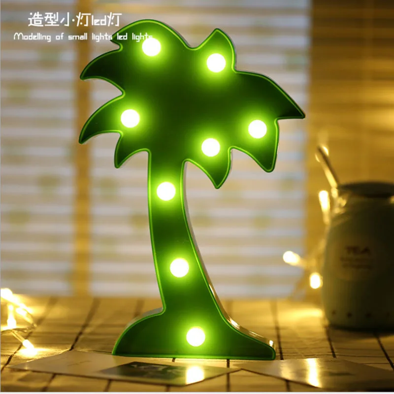 Wholesale Flamingo Cactus Pineapple Night Light Modeling Decorative Lights LED Modeling Lights