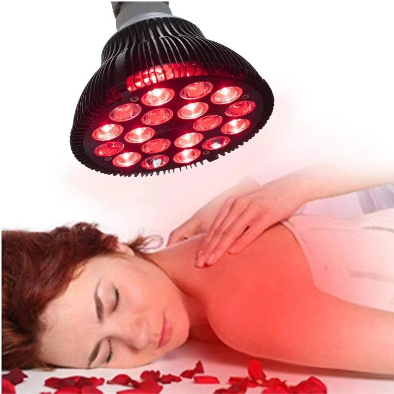 

E27 In Stock 54W With Timer Red Light Therapy Bulb Led Light Face Therapy For Facial Skin