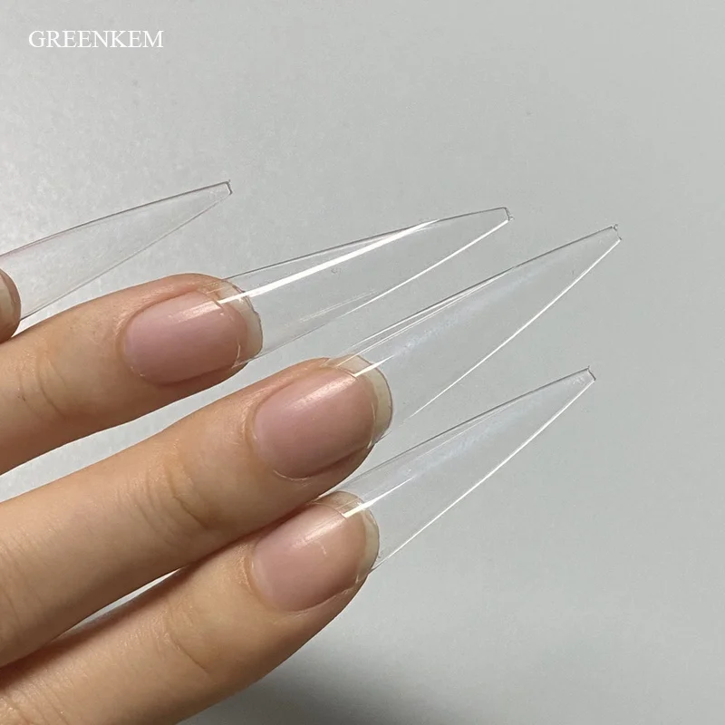 

Refill Single Size Bag Nail Tip 4.5.6/ 7.8.9ABS No C Curve Flat 3XL Square XXL Stiletto Nail Tips Refill Bags
