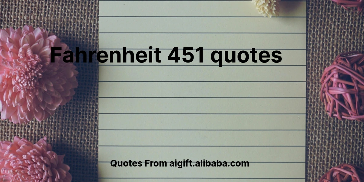 fahrenheit 451 quotes