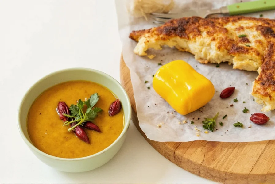 Bowl of dressing with German mustard