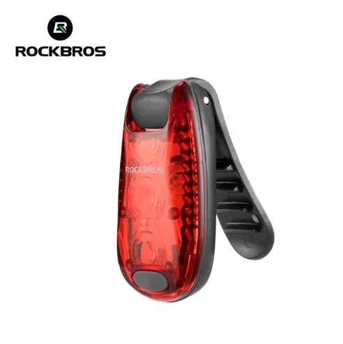 

Bike Bicycle Accessories Led Tail Light Cycling Helmet Led Light Bike Bag Taillight, Black+red