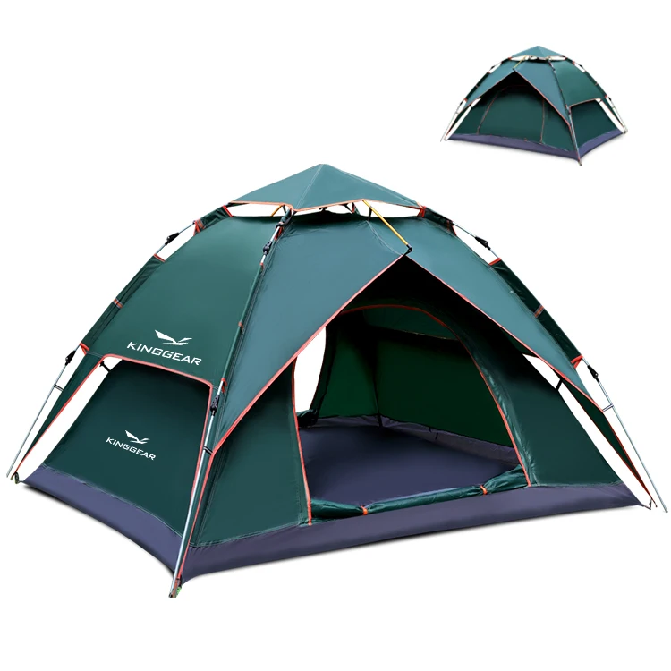 

Automatic Pop Up Tent Breathable 3-4 Person Tents For Camping Instant Backpacking Quick Tent