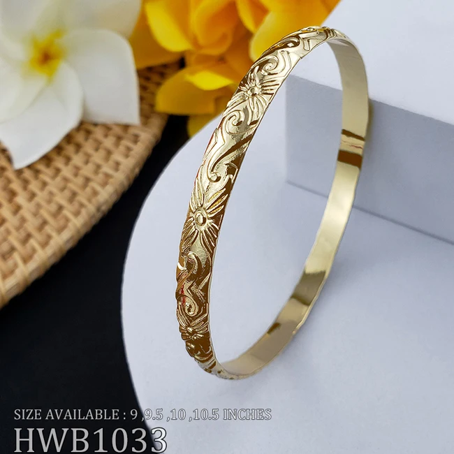 

USUN hawaiian jewelry fast delivery gold plated bracelet women jewelry, Customized color