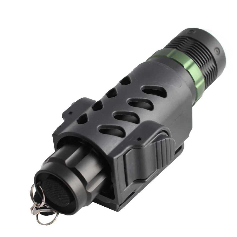 

Tactical Flashlight Case Holster 1in dia LED Flashlight Torch, Black