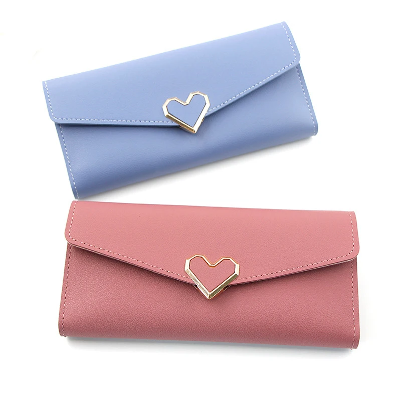

Wallet for Women PU Leather Card Holder , Checkbook Organizer Zipper Coin Purse