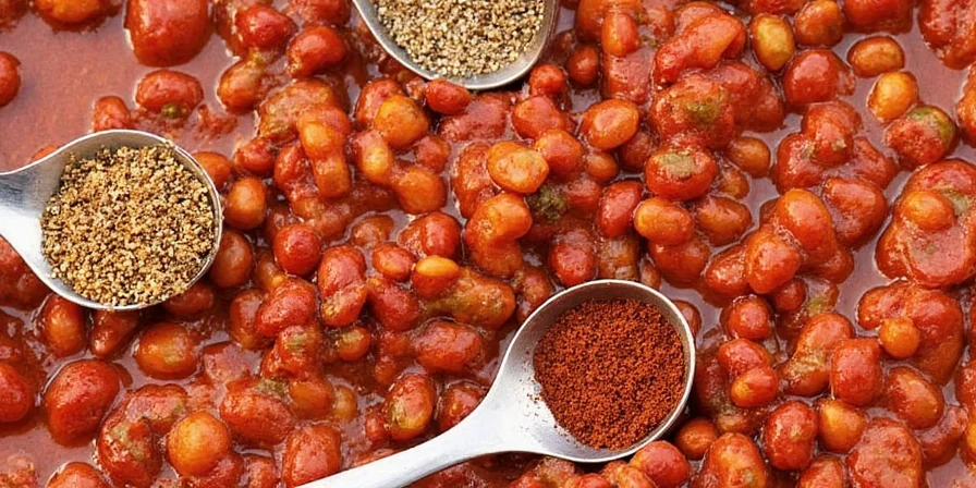 Vibrant vegetarian chili served in a rustic bowl
