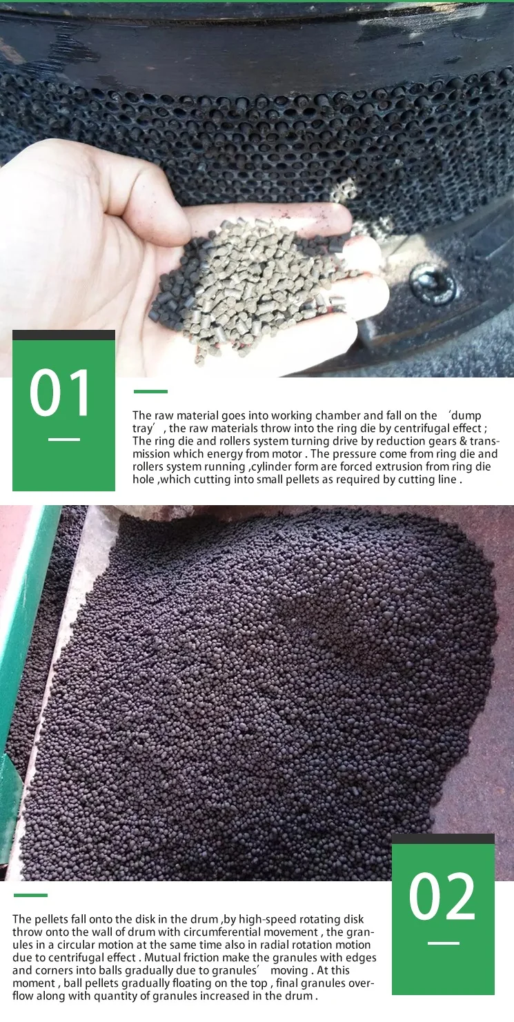 KHL-500 Cow Dung Waste Compost Organic Fertilizer Granular Making Machine