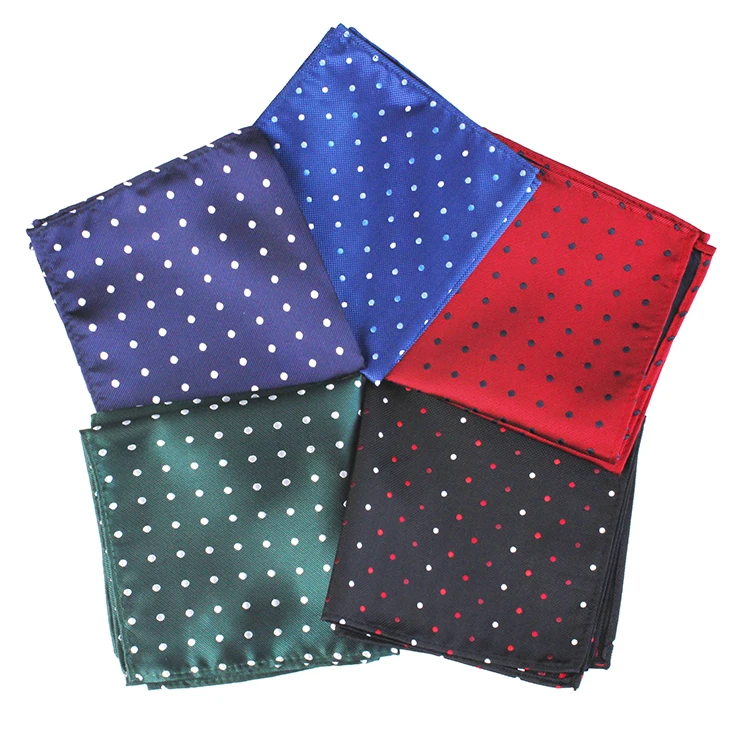 Polyester Scarf square Printed square Scarf Dozen Handkerchief for Men Pocket square Box