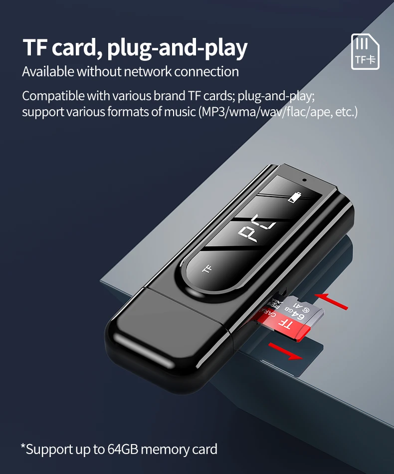 bluetooth car kit player fm transmitter