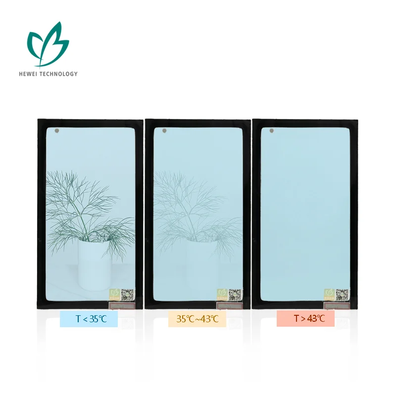 
HEWEI High Quality Switchable Dynamic Dimming Smart Film In Sun Shading Glass For Skylight 