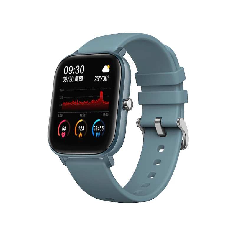 

2020 Waterproof Ip67 Full Touch Smartwatch Blood Pressure Heart Rate Reloj Inteligente Fitness bracelet tracker Smart Watch P8, Black white pink blue