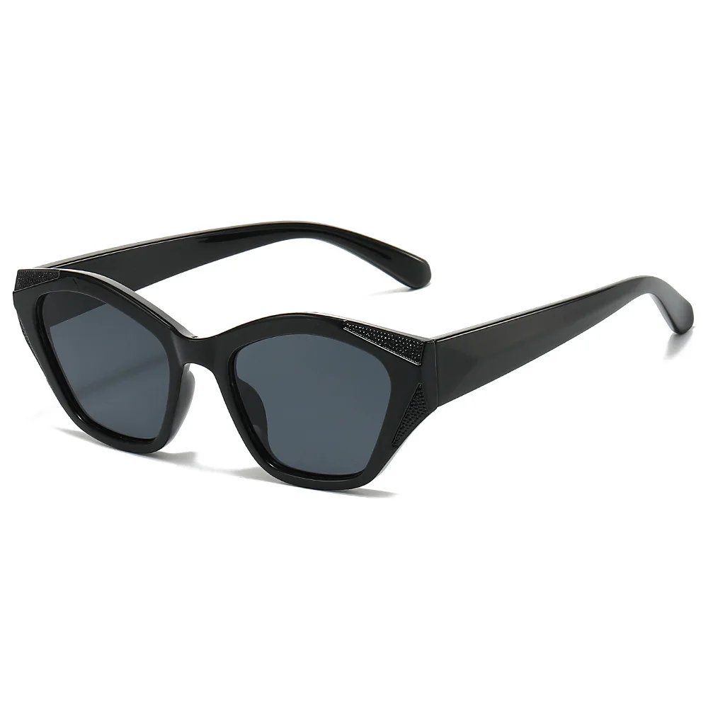 Vintage Brand Fashion Uv400 Shades Women Custom Logo Unique China Wholesaler Small Frame Cat Eye Sunglasses for Women 2024