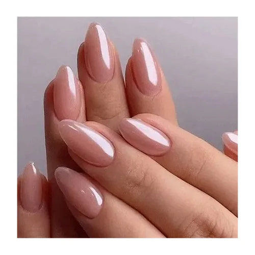 

Factory Supplying Medium Almond Durable Soft Guled Long Lasting Artificial Fingernails Custom Fake Nails Package False Nails