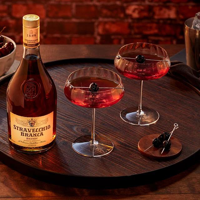 
Italian Brandy 100 cl 38% Stravecchio Branca 