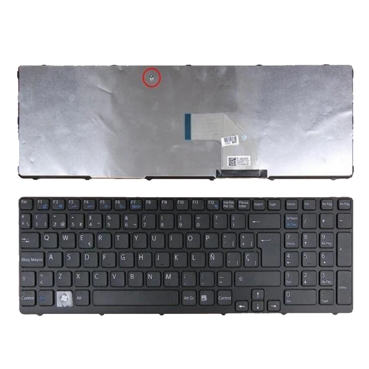 

HK-HHT Laptop spanish SP keyboard for SONY VAIO SVE15 SVE1512E4E SVE1512E6E