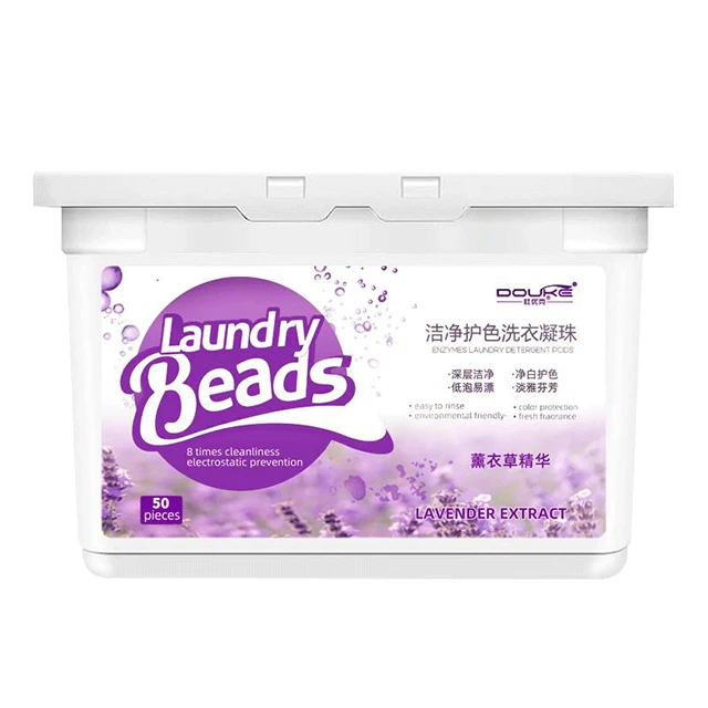 

Laundry Detergent Gel Laundry Gel Beads Box Laundry Beads Detergent Liquid Capsule, Purple