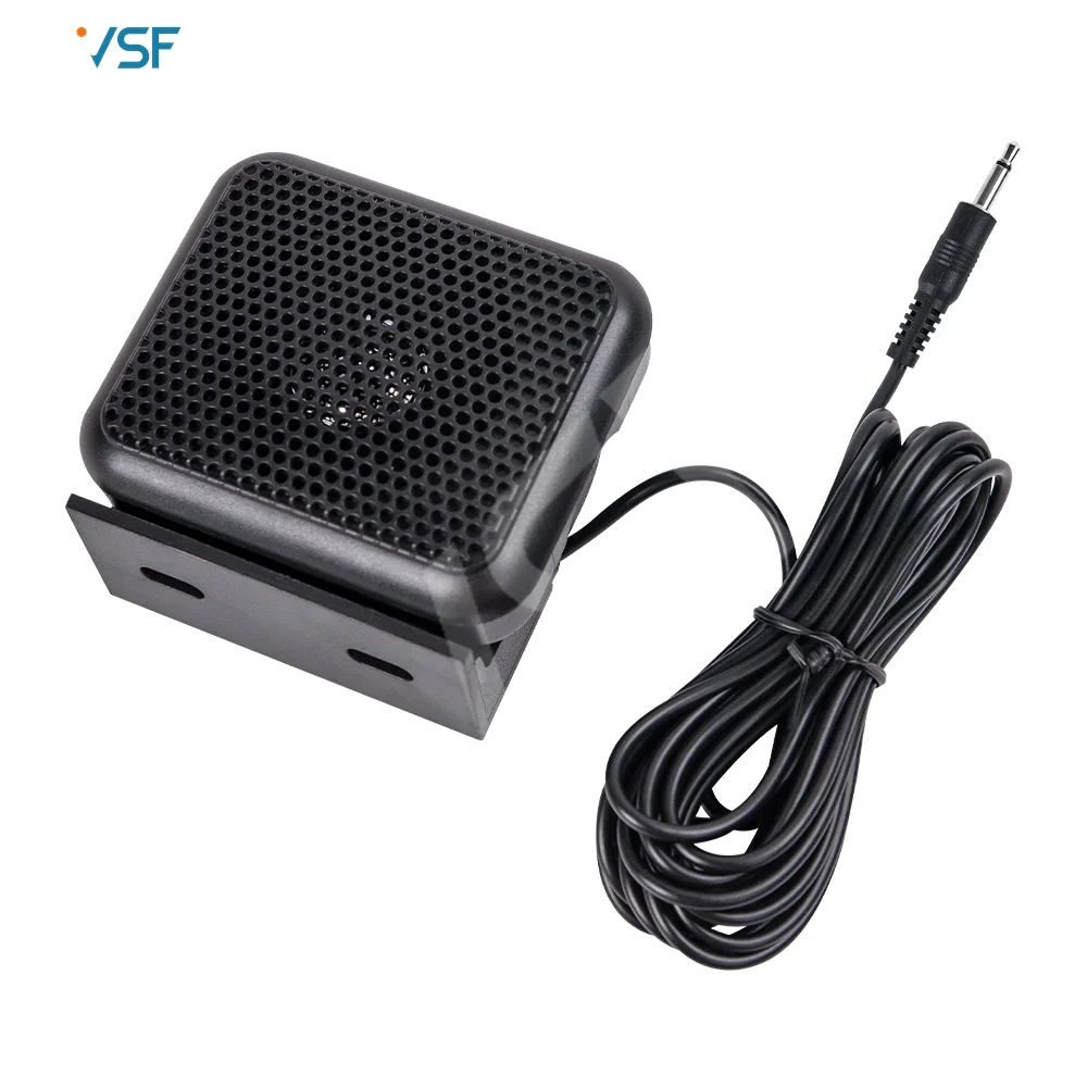 

Sanpyl Wired External Speaker NSP-100 Mini External Speaker Mobile Radio Microphone for Kenwood Yaesu ICOM Ham Car Radios
