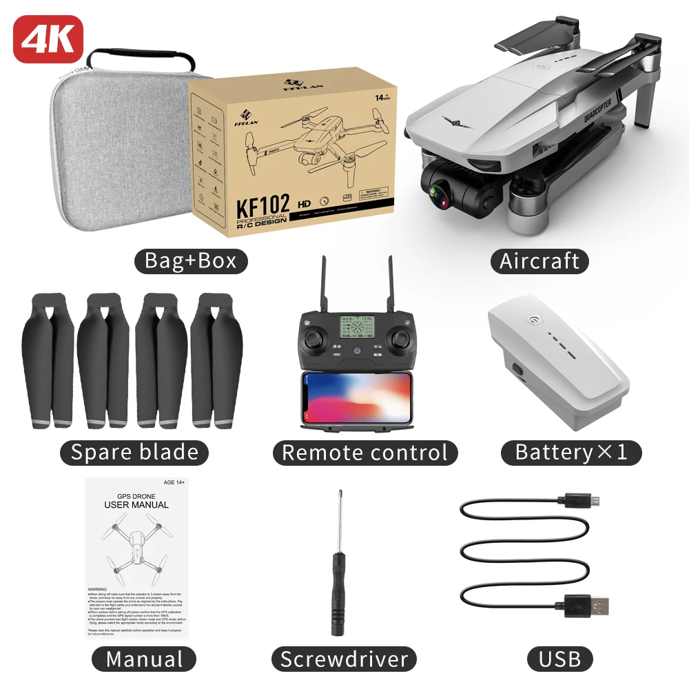 2021 HOT HOSHI KF102 GPS Drone