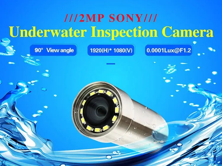 Leds Mp Stainless Steel Underwater Cctv Cvideo Camera M Mini Camera For Underwater Wells