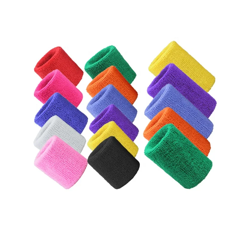 

Warm Fitness Towel Sweatband Polyester Wrist Guard Wristband, Multicolor