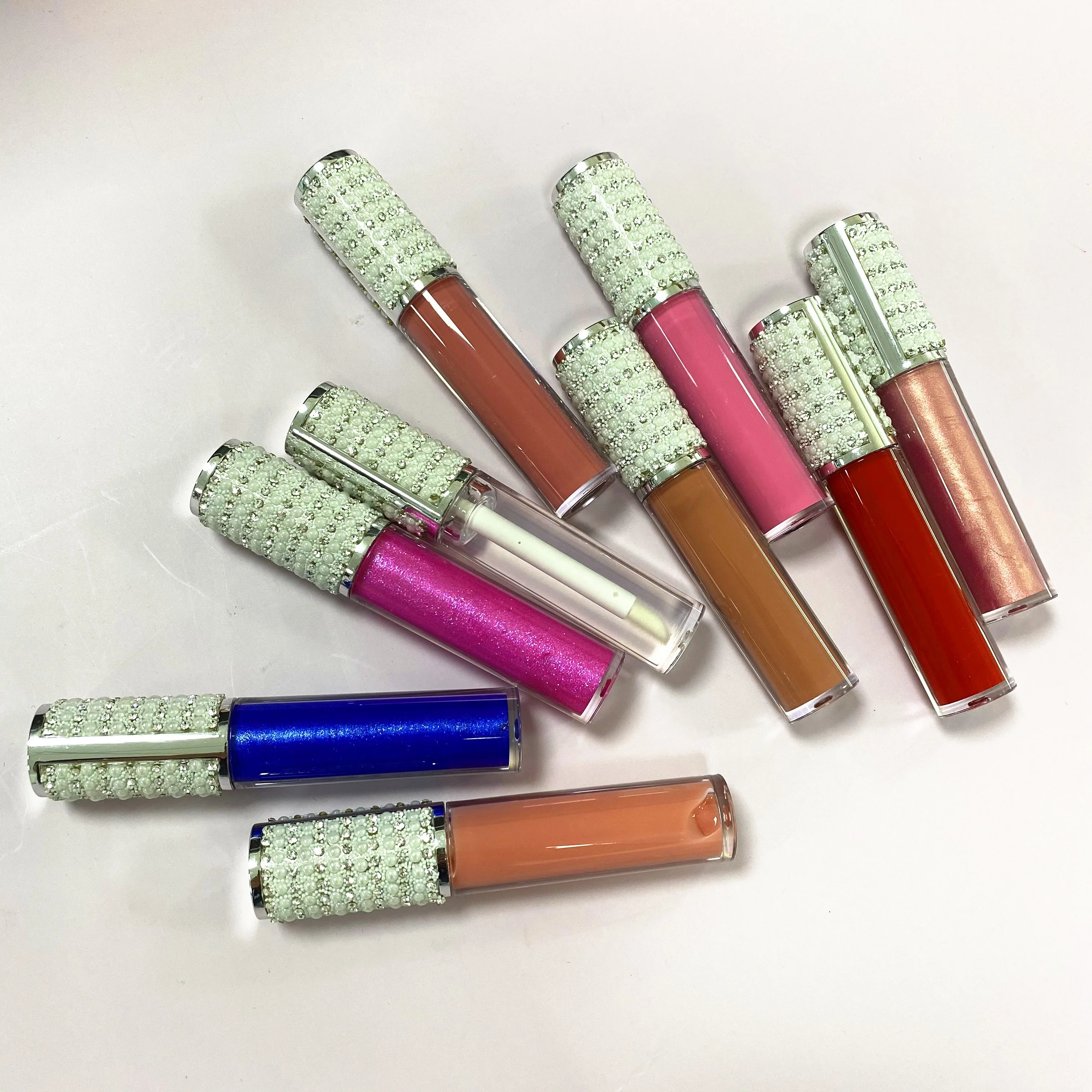 

Wholesale Custom Your Logo Girl Lip Gloss Shine Glossy Plump Lipgloss