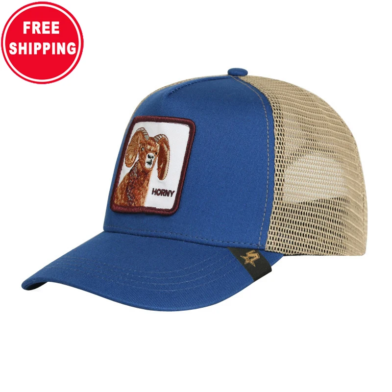 

Wholesale Customizable Summer new animal hat trucker mesh gorras bros cap golf baseball cap for sale, Colorfuls