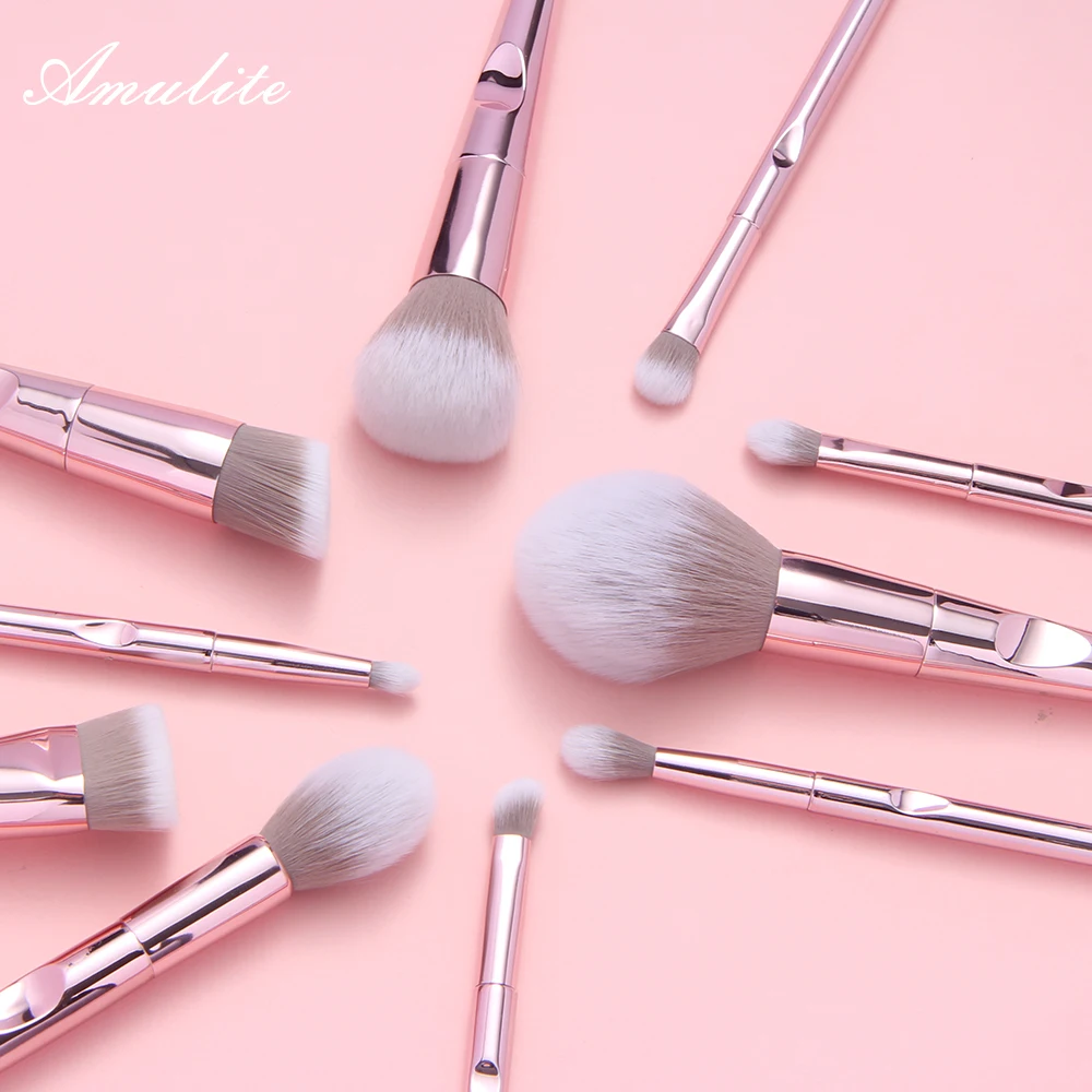 

Popular hot style 10pcs makeup brush set custom logo make up brush