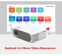 

[Android 6.0 High Brightness 1080p Projector ] New Hot selling native 1080p LCD LED Portable 4k Home Theater Projectors