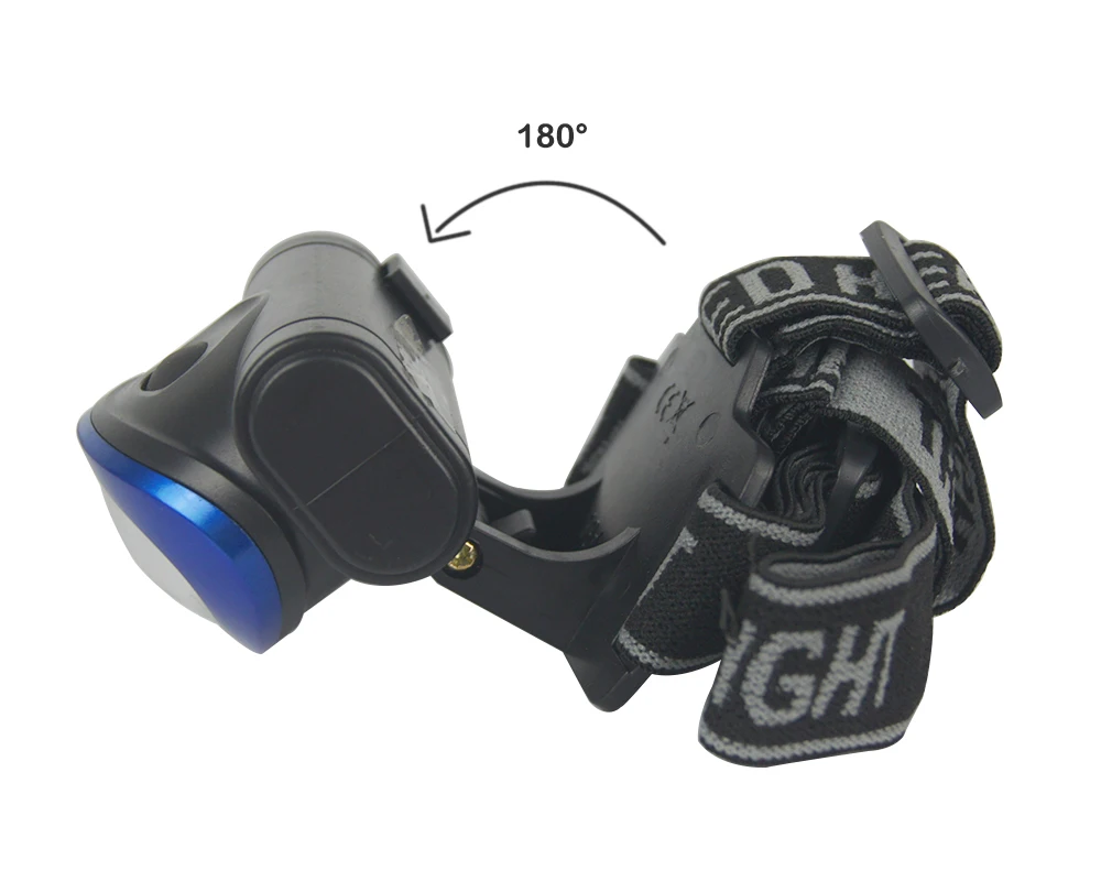 
10 LED headlamp flashlight Customized Logo Printed 3 mode Head torch light Wholesale ABS Manufacturer 