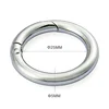 Nickel Plated Metal Snap Clip Hook, Custom Round Metal Spring O Ring for Bag