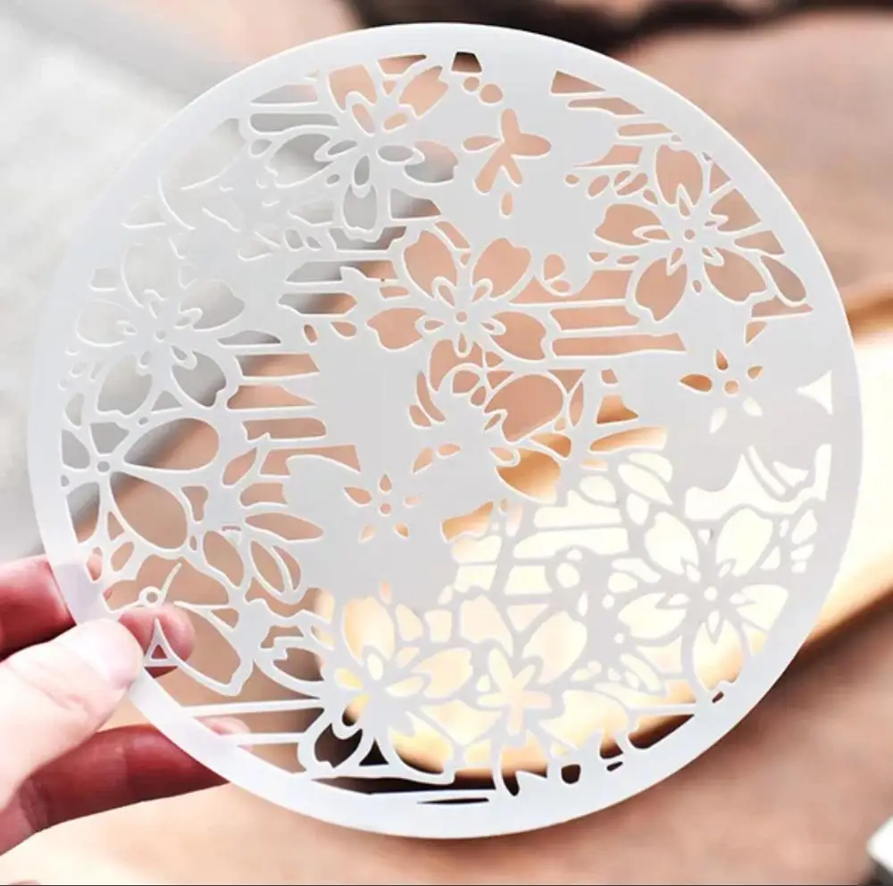 
DIY painting craft art template ,reusable plastic stencil for scrapbooking embossing stamping album card 