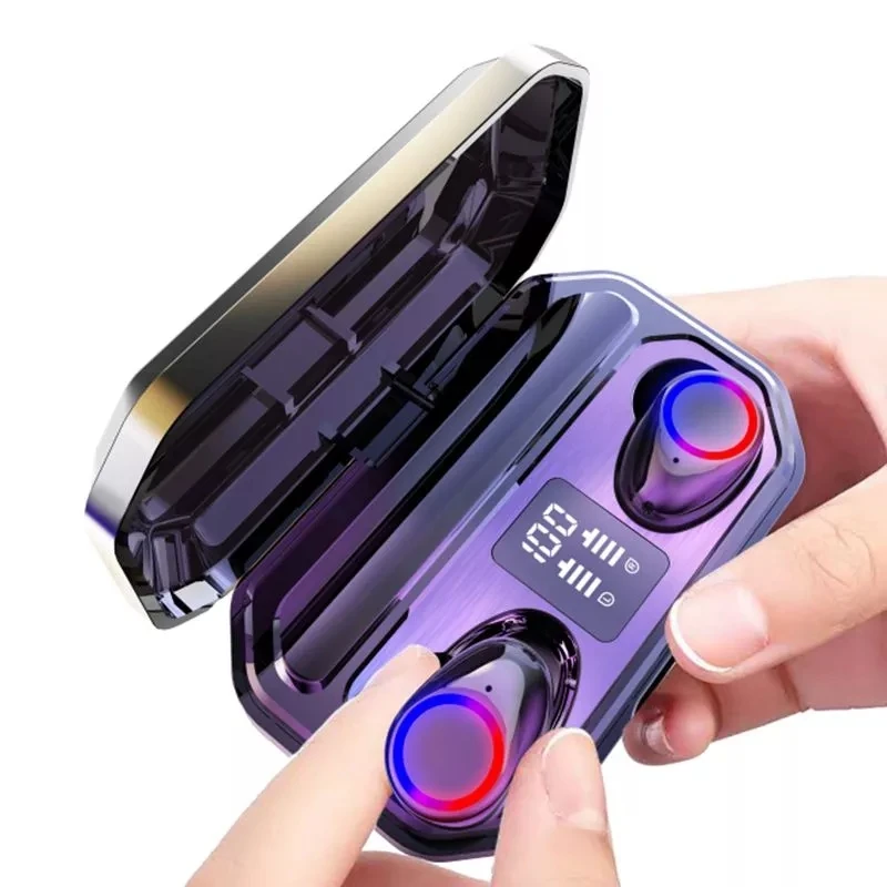 

M12 Headset LCD Multi-functionEarbuds IPX7 Waterproof Power Bank TWS Wireless Earphone