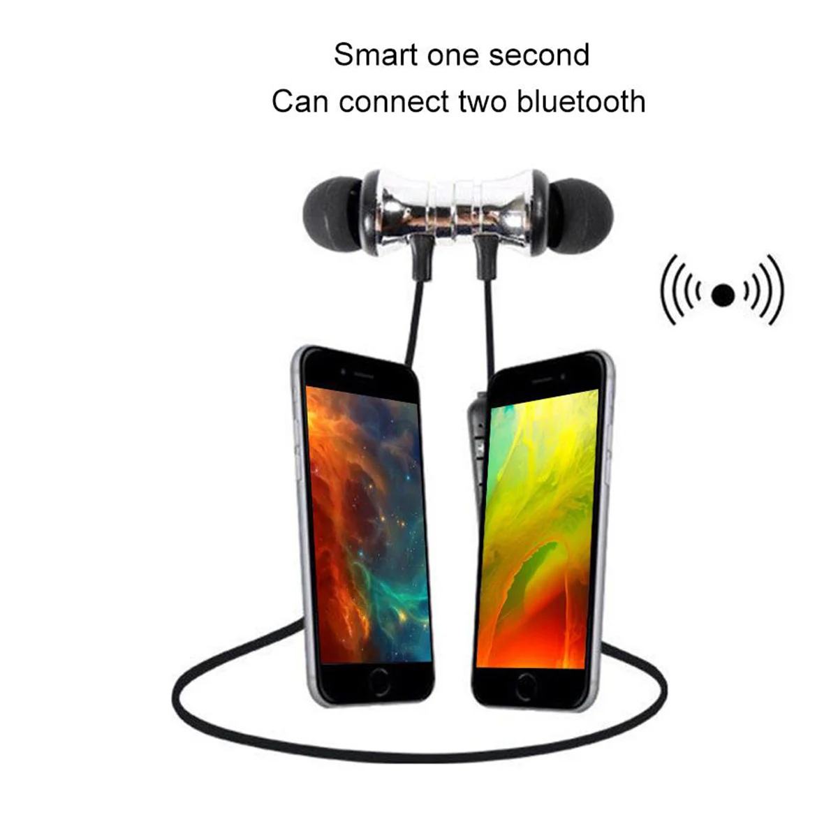 

XT11 BT Headphones Magnetic Wireless Running Sport Earphones Headset BT 4.2 with Mic MP3 Earbud For Smartphones in Box