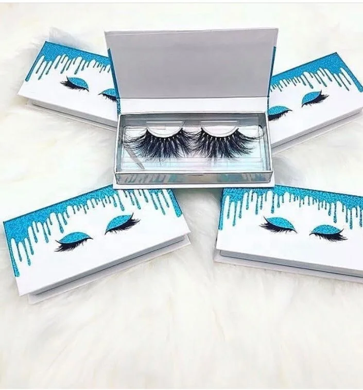 

Wholesale 3d Silk MInk faux mink eyelashes 5D 9D Faux Mink Lashes have beautiful lashbox packaging acceptDrop Shipping Warehouse, Black