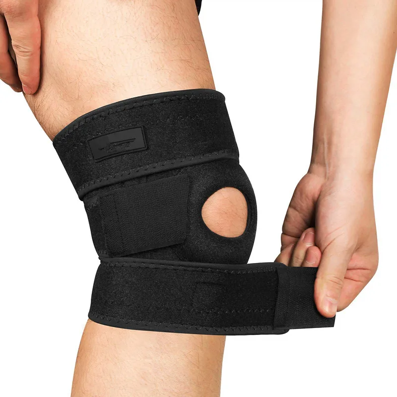 

Best Selling Black Open adjustable Knee Patellar Tendon Strap knee support knee brace wrap