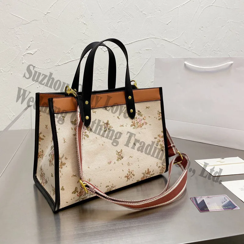 

2021 New High Quality Square Tote Handbags and purse Ladies High Capacity Over Shoulder One Side Bag Women Canvas Cross Body Bag