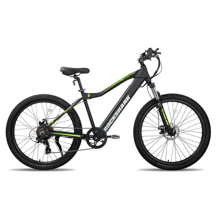 

ROCKSHARK us ddp price 27.5 inch mountain ebike aluminum alloy frame ebike mtb