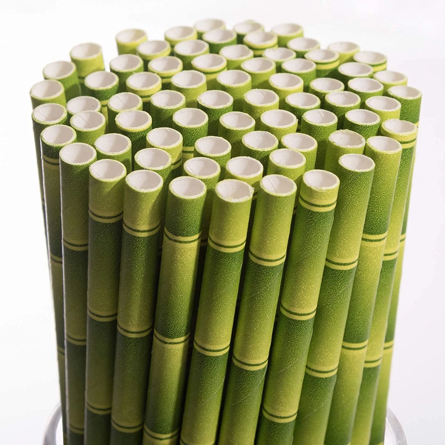 

Wholesale High Quality Colorful Paper Clear Custom Bamboo Straw, Customized