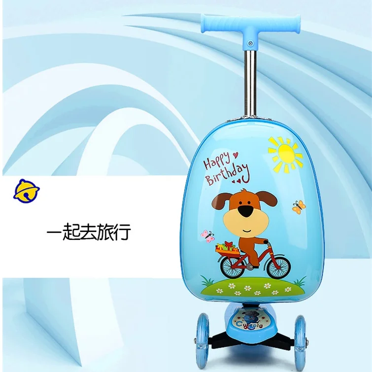 

New Style Scooter trolley bag Scooter box fashion luggage bag kids school bag 1906#, Colors