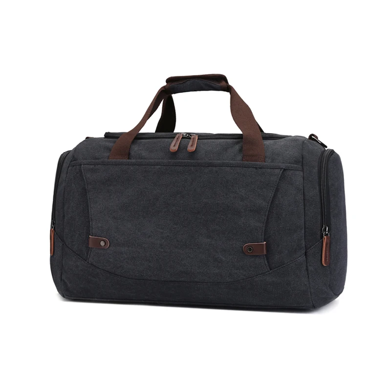 

MCP017 Wholesale outdoor custom weekender overnight bag canvas duffle travel bag