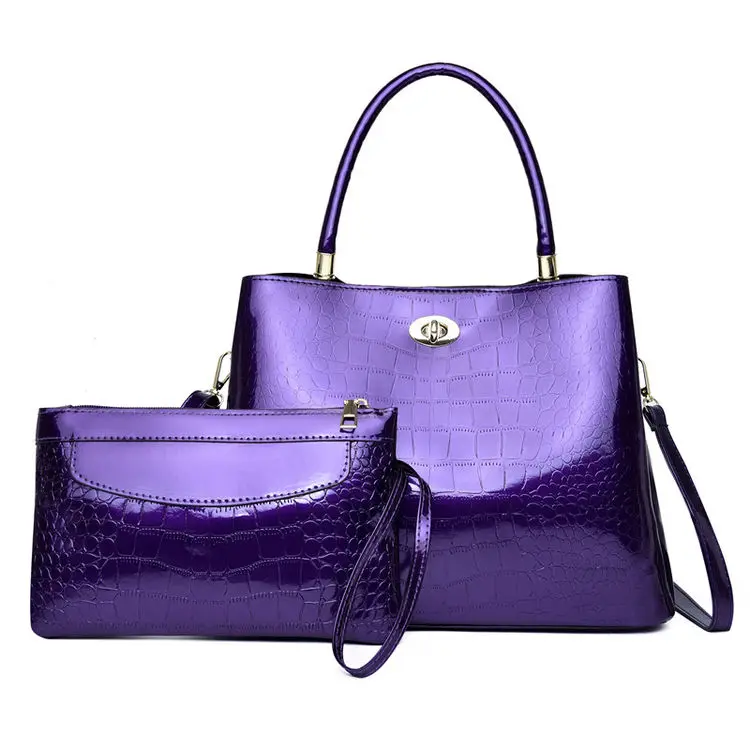 

Hot Fashion Patent Leather Shoulder Bag 2021 Design Women Luxury Purses And Handbags