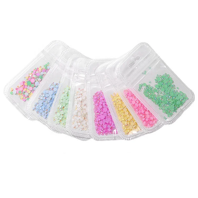 

Newest Fluorescent Luminous Diamond Designs 3D Nail Accessories Art Decoration, 8 colors