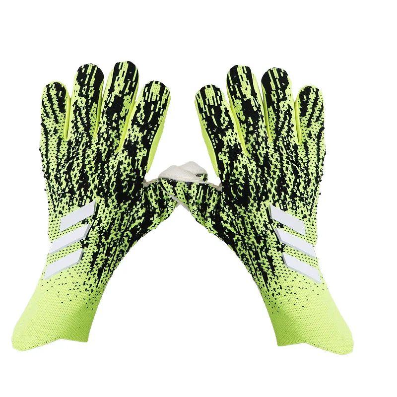 

Factory custom goalkeeper gloves professional 4MM latex football soccer goalkeeper gloves, Red, green, black