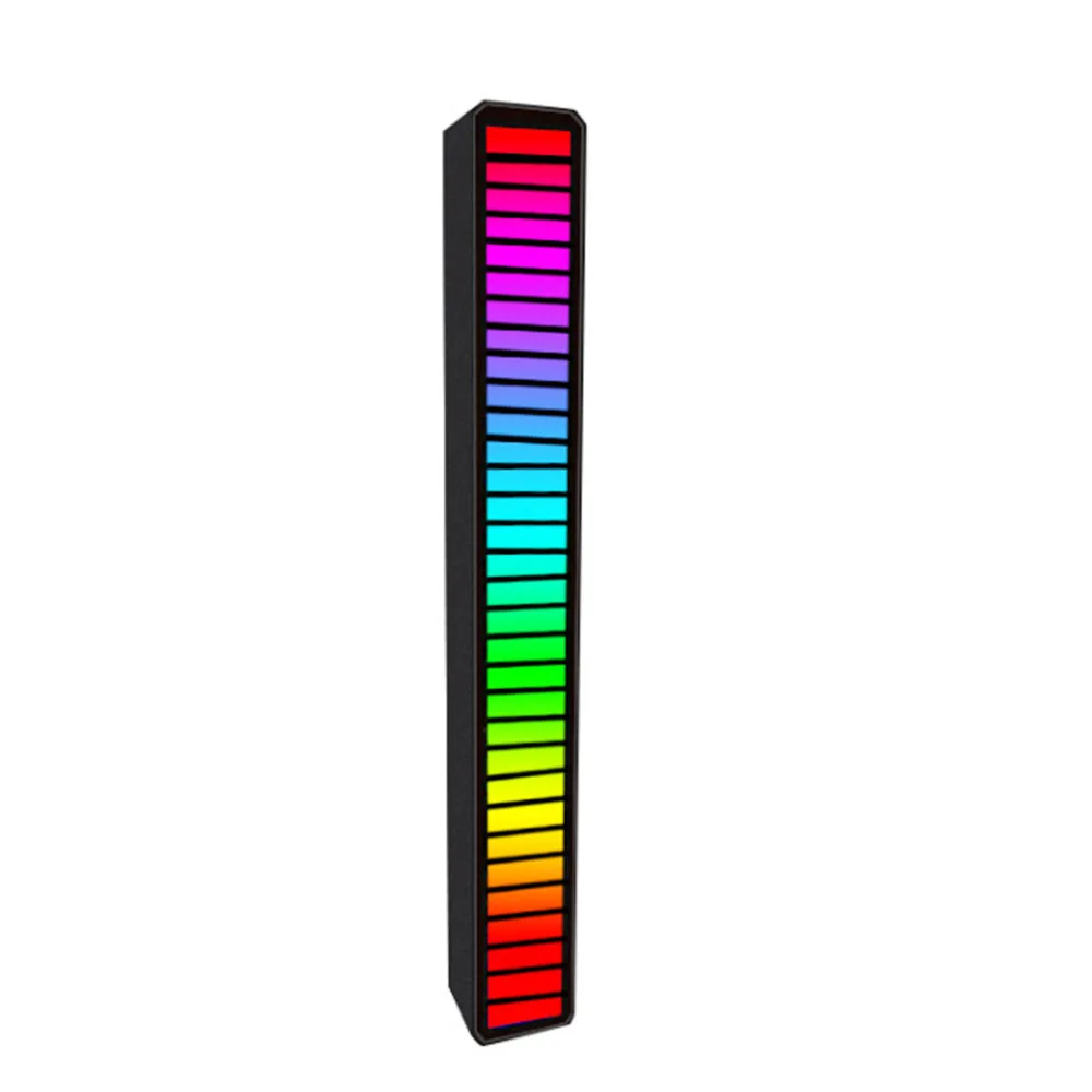 

RGB Voice-Activated Pickup Rhythm Light Creative Colorful Sound Control Ambient Light voice lamp
